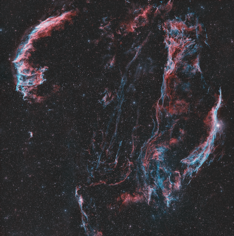 Cygnus Loop (Veil Nebula) mosaic