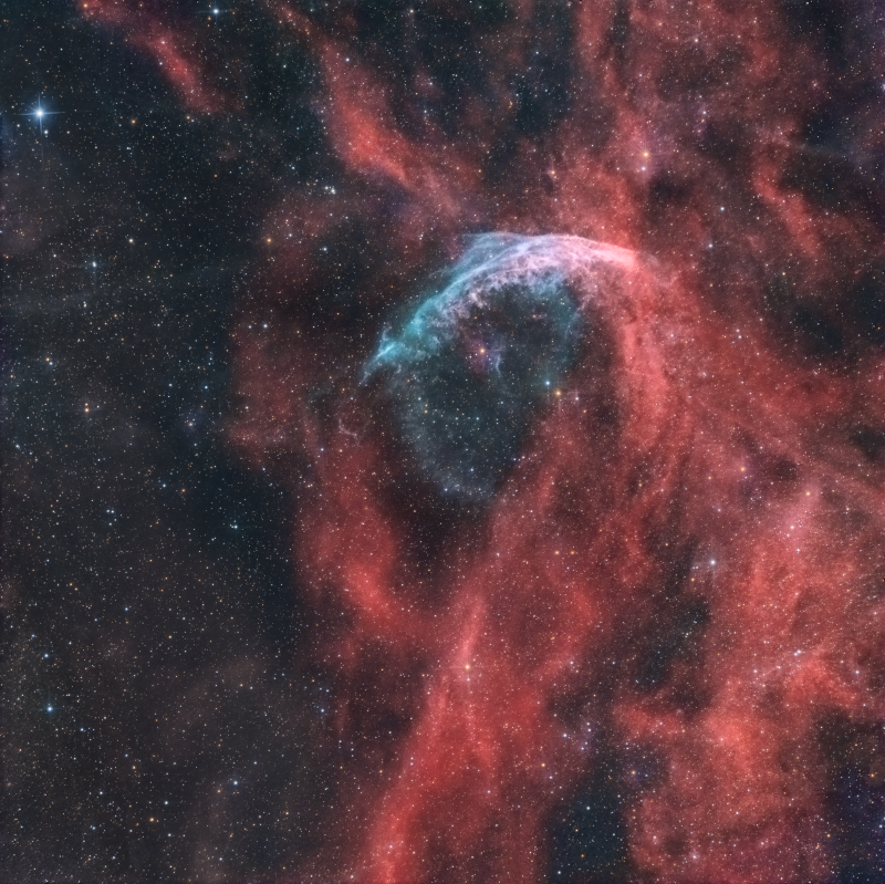 WR 134 ring nebula