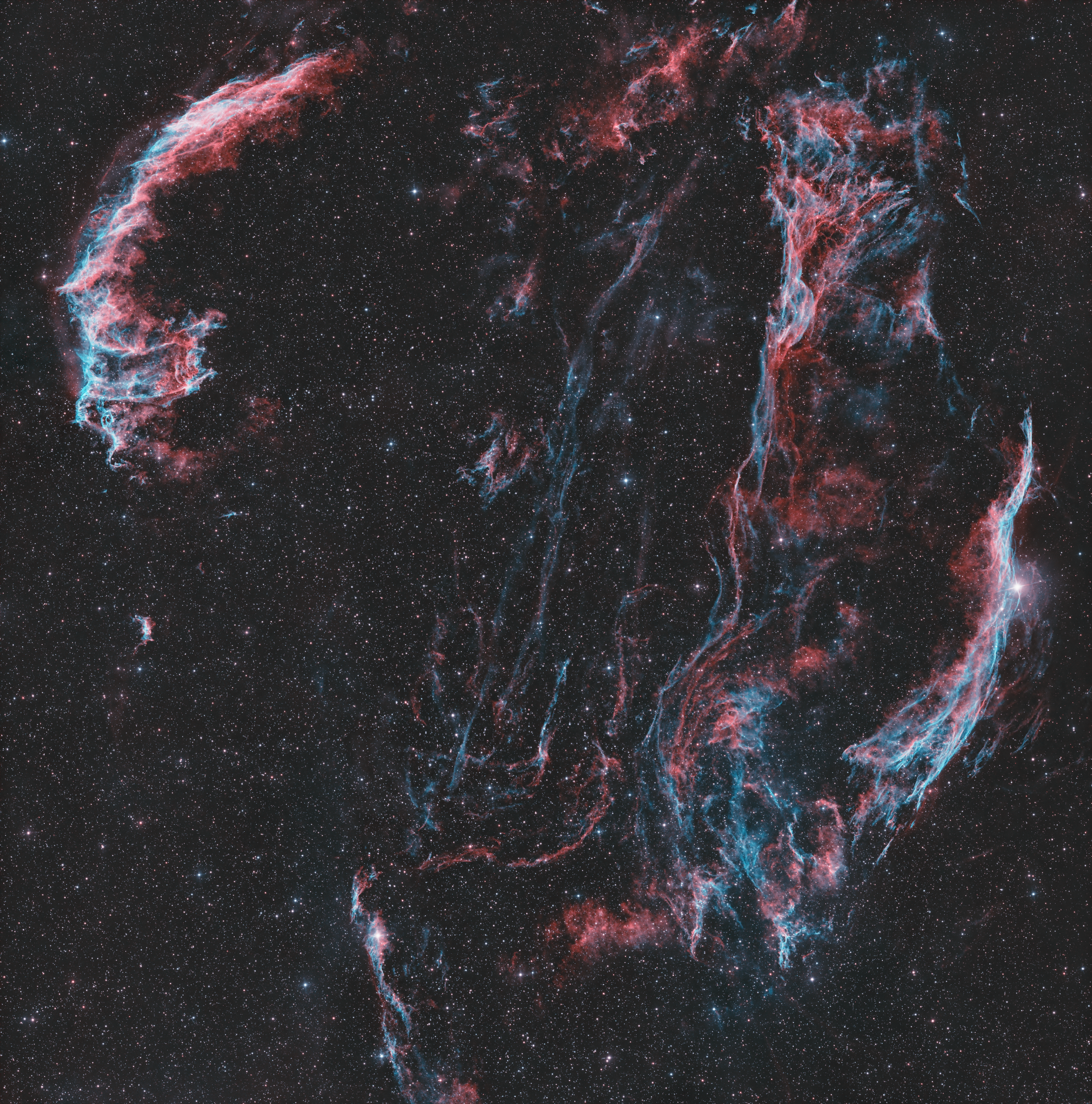 Cygnus Loop (Veil Nebula) mosaic